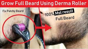 Derma Roller 540 Titanium Needle (0.5mm) Facial & Hair Therapy Microneedle Hair Regrowth Beard Growth Anti Hair Loss Treatment Thinning